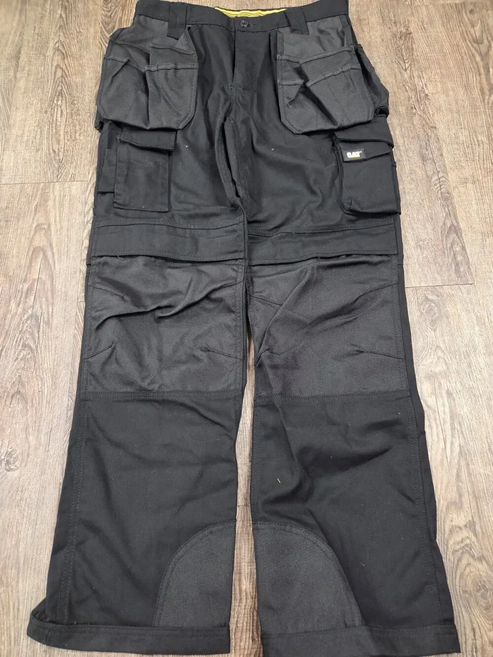 Caterpillar trademark work Pants C172 016 Black NEW Heavy Duty 32x32